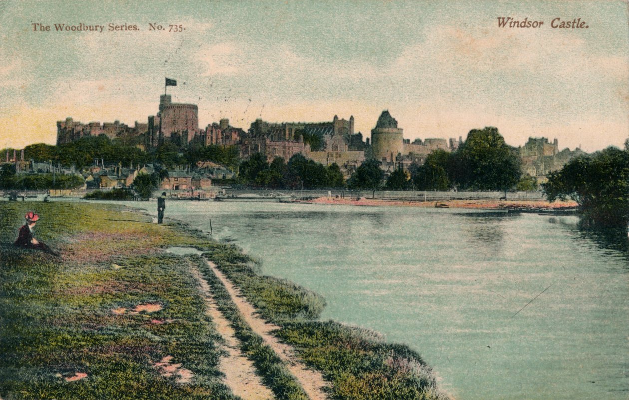 قلعة وندسور ، c1900 بواسطة غير معروف