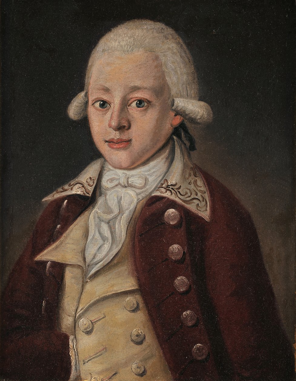 فولفجانج أماديوس موتسارت 1756-1791 ، 1770 بواسطة غير معروف
