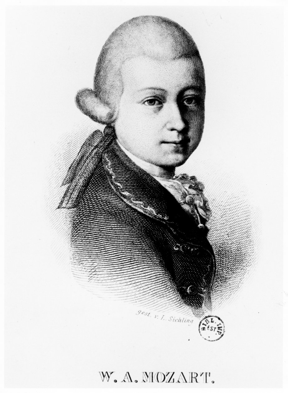 فولفجانج أماديوس موتسارت 1756-1791 عام 1770 بواسطة غير معروف