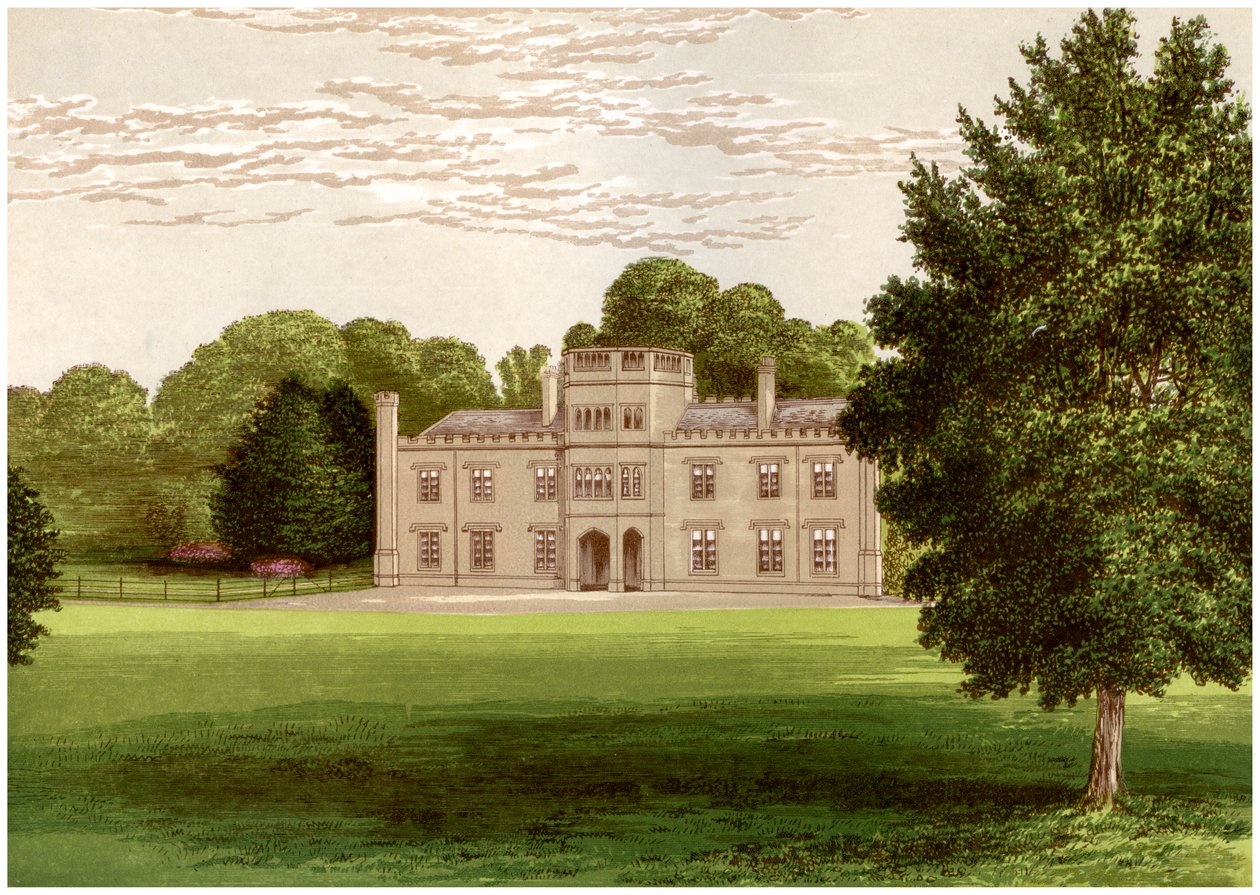 قاعة Wolseley ، ستافوردشاير ، منزل Baronet Wolseley ، c1880 بواسطة غير معروف