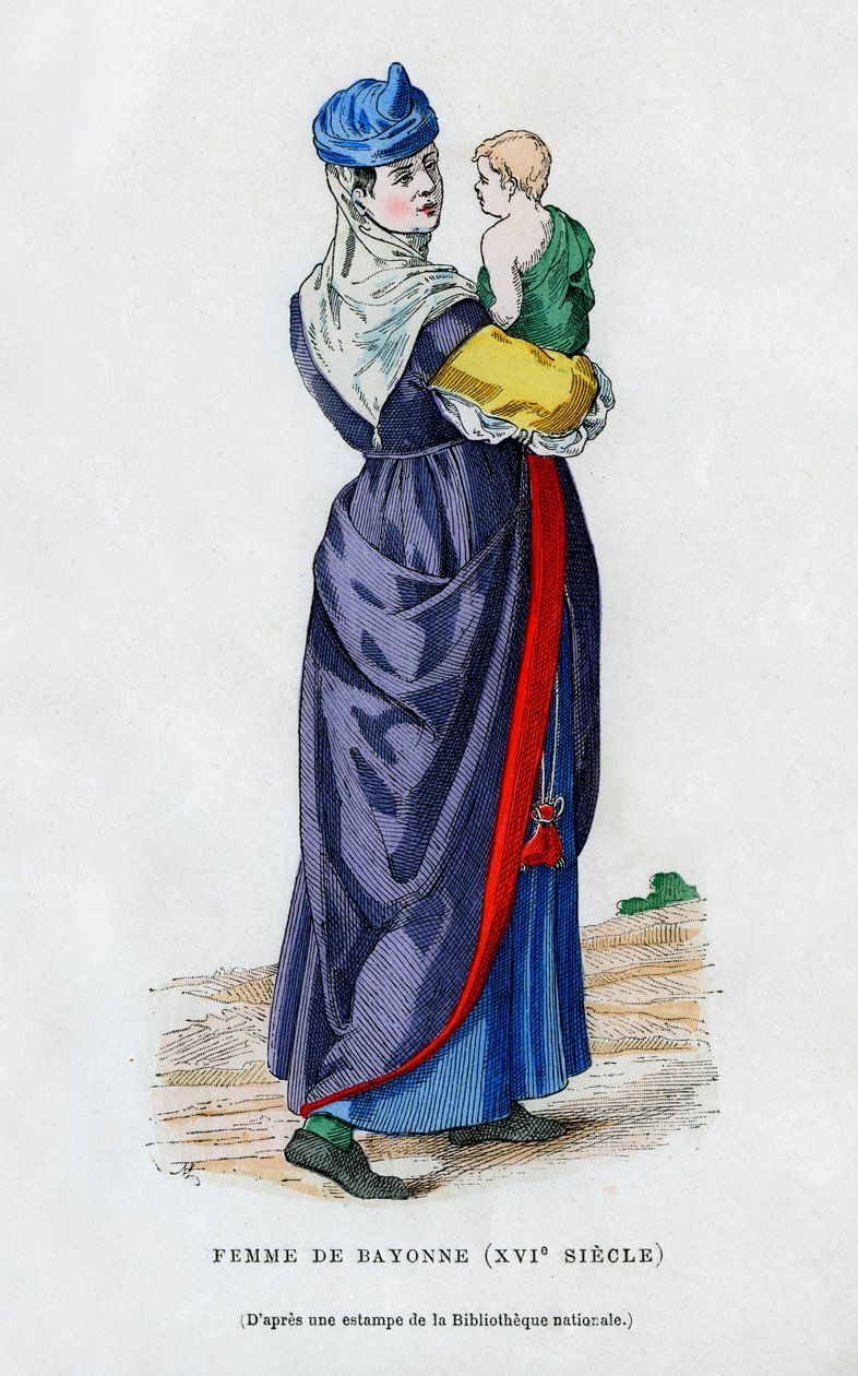 امرأة بايون ، فرنسا ، القرن السادس عشر 1882-1884 بواسطة غير معروف