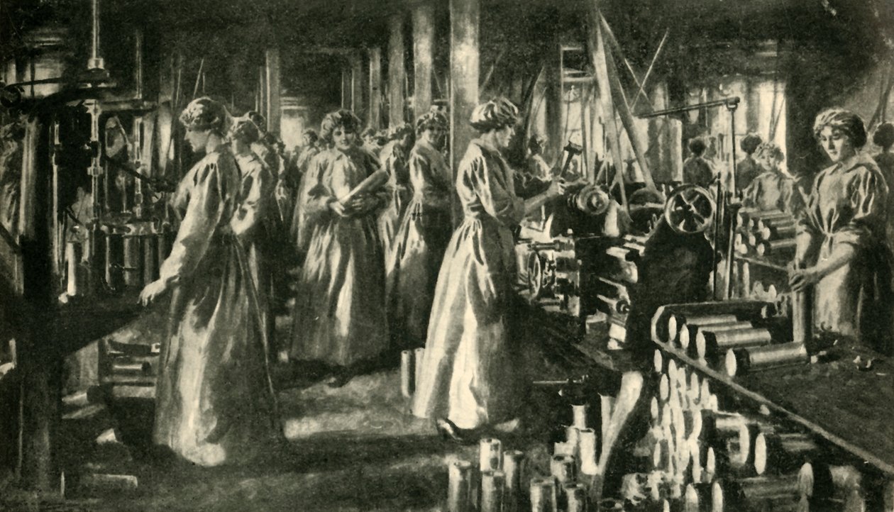 النساء العاملات في الحرب ، c1914-1918 ، c1920. بواسطة غير معروف