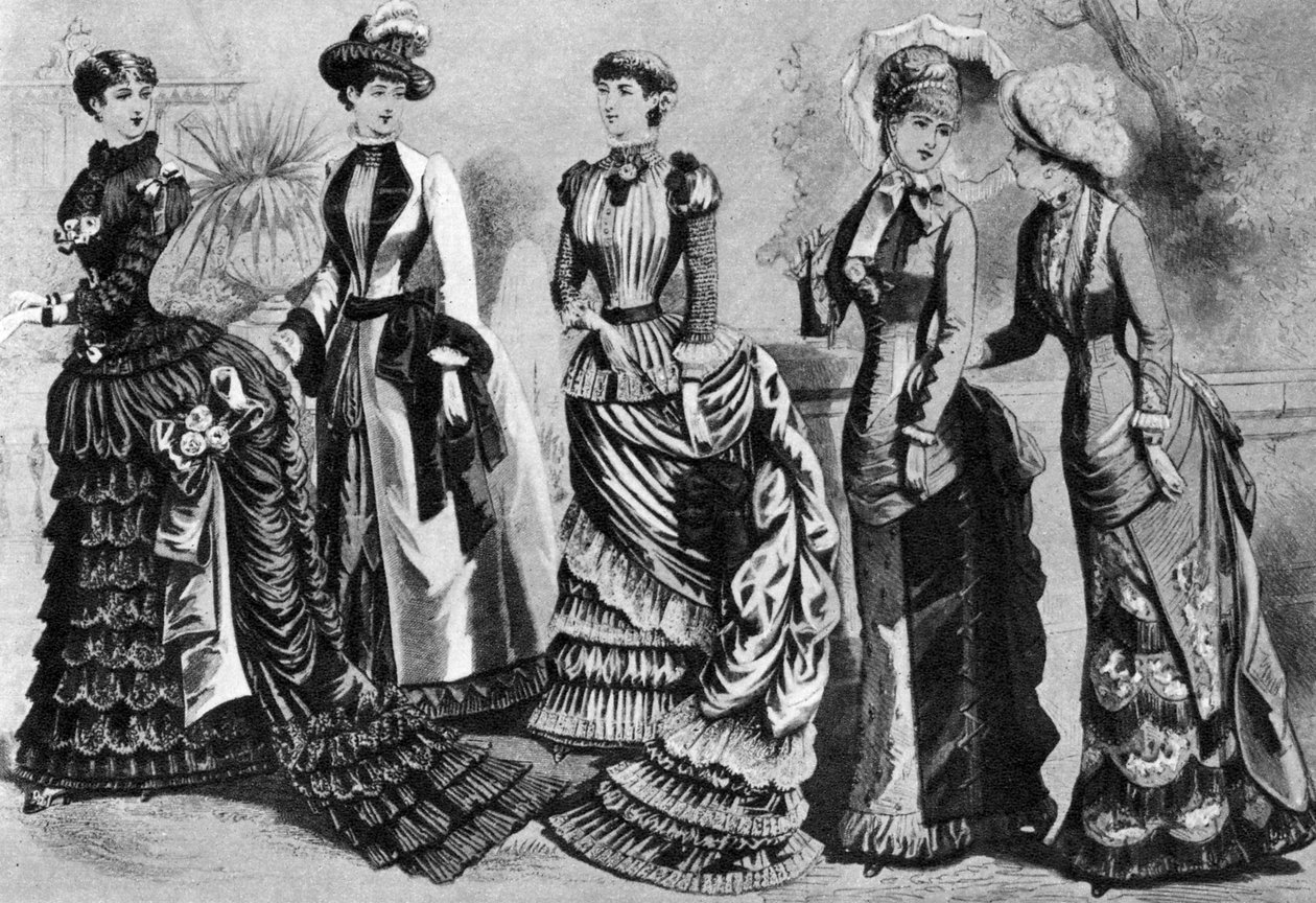 أزياء نسائية من 1880 و 1890 ، 1937 بواسطة غير معروف