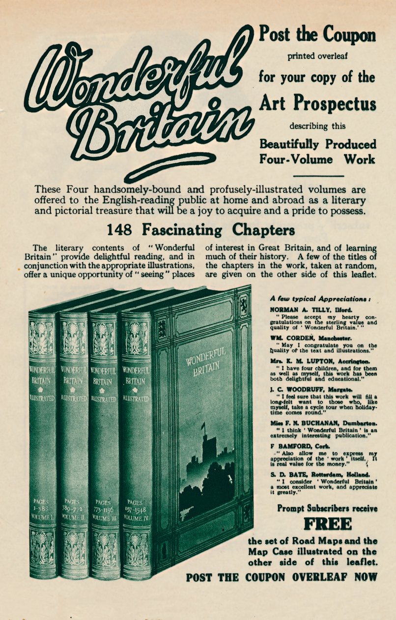 إعلان كتاب بريطانيا العظيمة 1935 بواسطة غير معروف