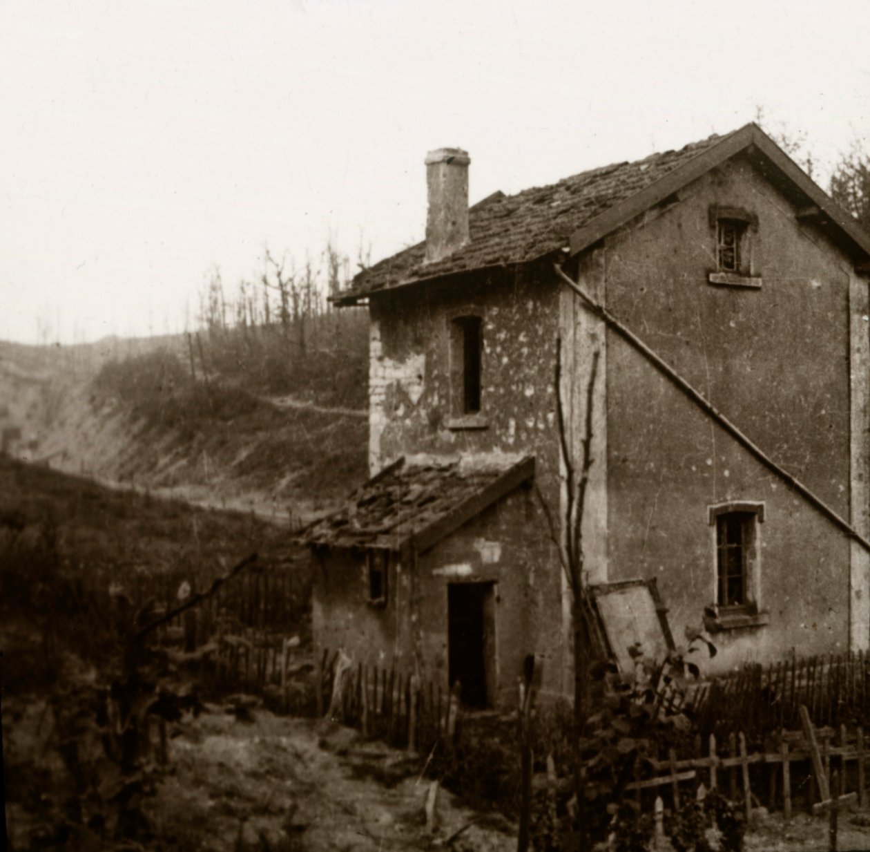 الصلبان الخشبية ، نفق Tavannes ، فردان ، شمال فرنسا ، c1914-c1918 بواسطة غير معروف