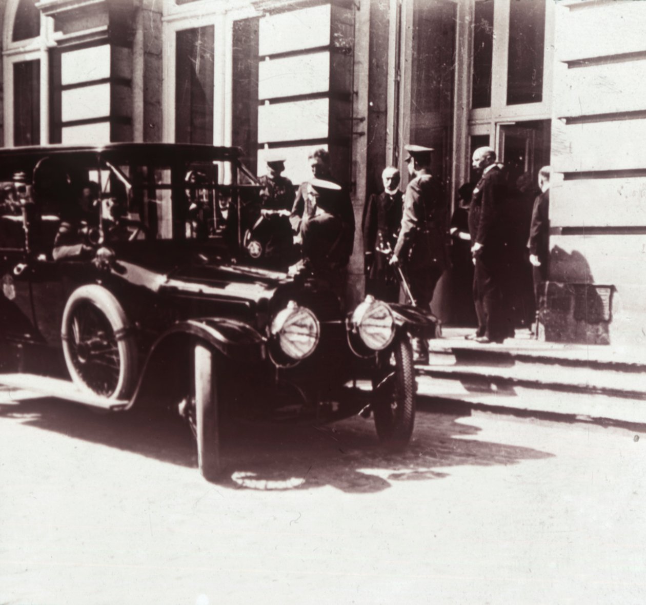 وودرو ويلسون والملك ألبرت الأول ، c1914-c1918 بواسطة غير معروف