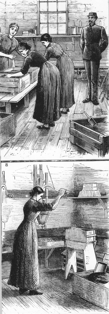 عمال في شركة Nobel Explosives Company Limited ، أردير ، أيرشاير ، 1884 بواسطة غير معروف
