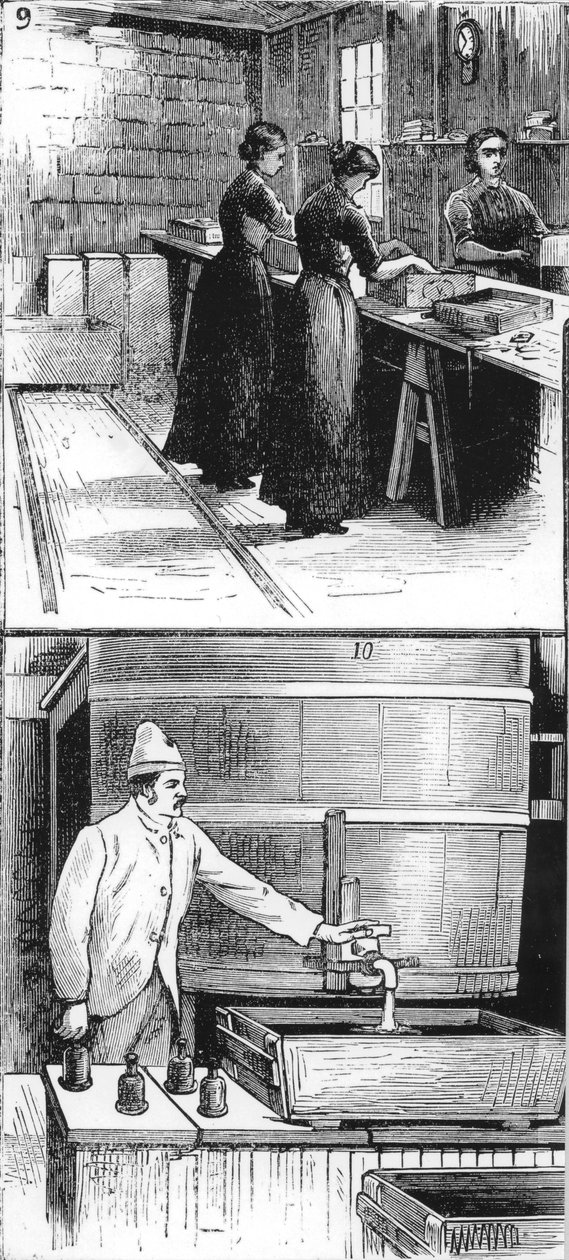 عمال في شركة Nobel Explosives Company Limited ، أردير ، أيرشاير ، 1884 بواسطة غير معروف