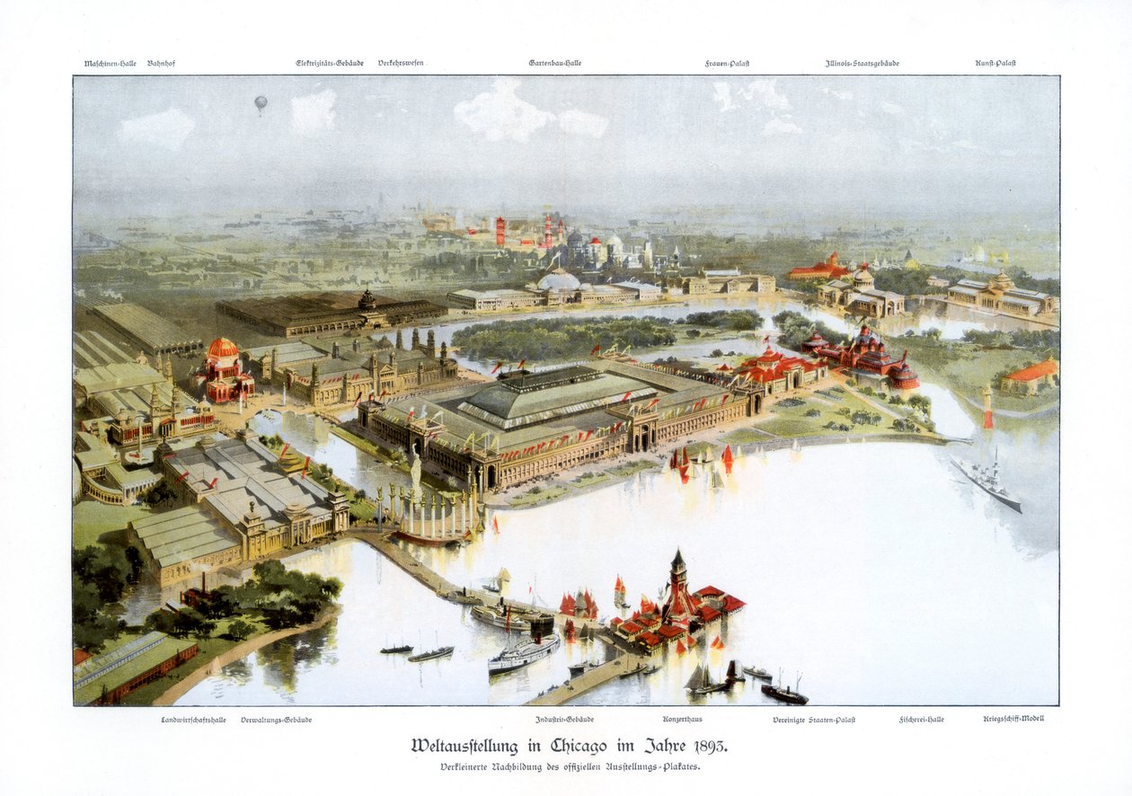 معرض كولومبوس في العالم لعام 1893 ، معرض شيكاغو العالمي ، 1900 بواسطة غير معروف