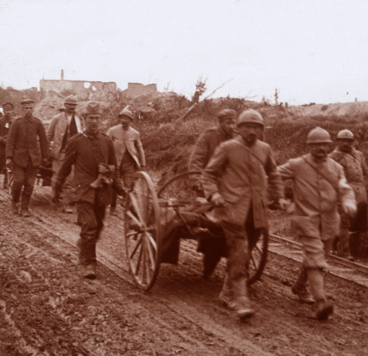 الجرحى ، نوفيل ، شمال فرنسا ، c1914-c1918 بواسطة غير معروف