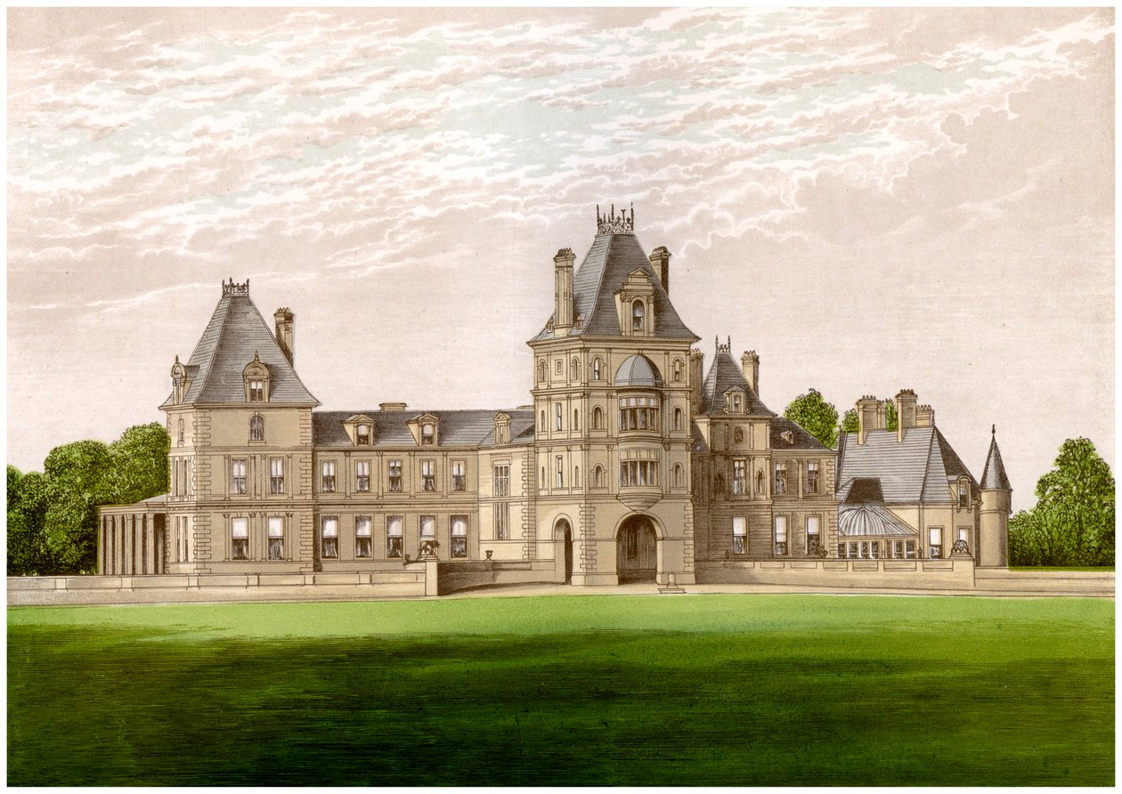 Wynnstay ، Denbighshire ، ويلز ، منزل Baronet Williams-Wynn ، c1880 بواسطة غير معروف