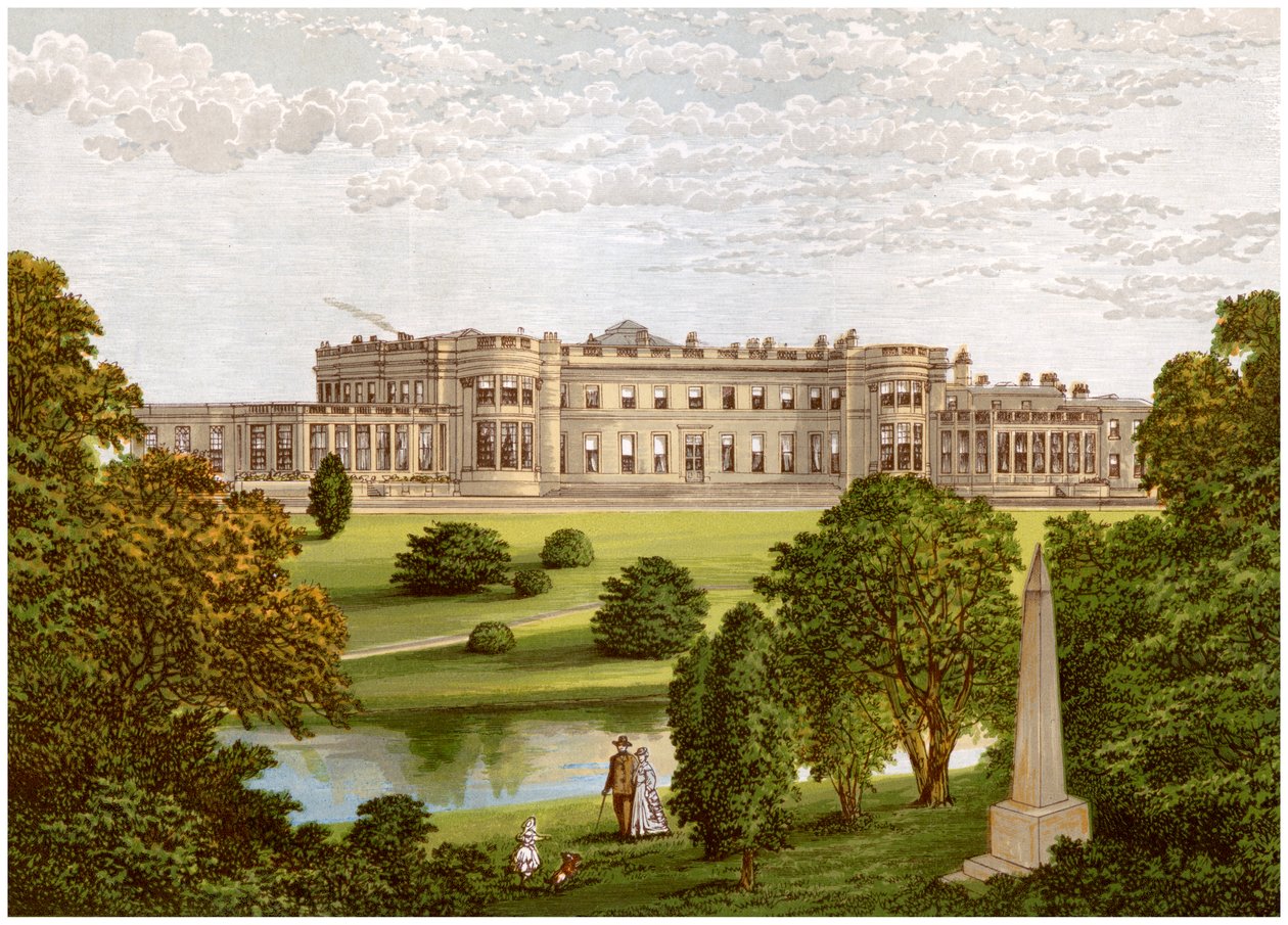 Wynyard Park ، مقاطعة دورهام ، منزل ماركيز لندنديري ، c1880 بواسطة غير معروف