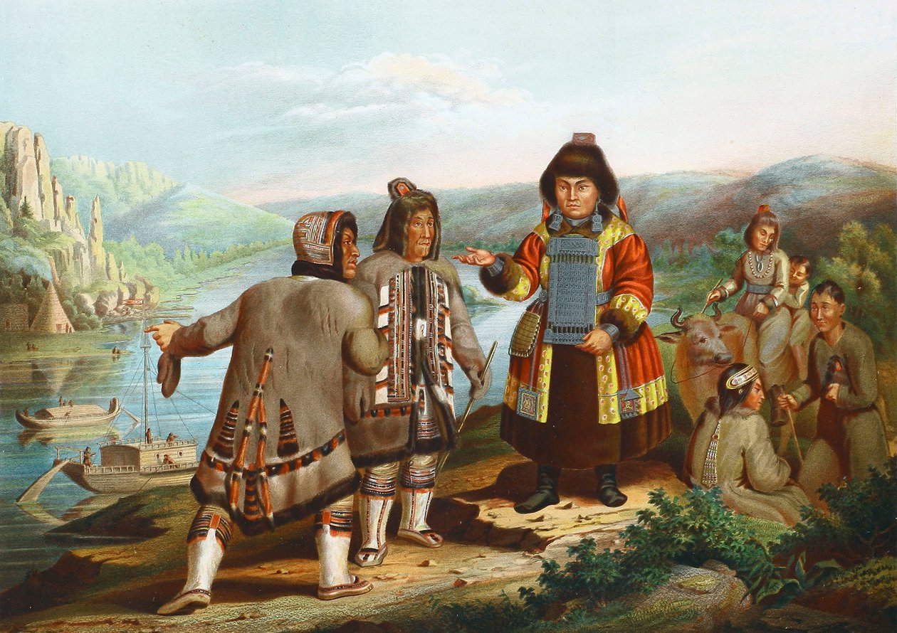الياكوت عند نهر لينا ، سيبيريا ، روسيا ، 1862. بواسطة غير معروف