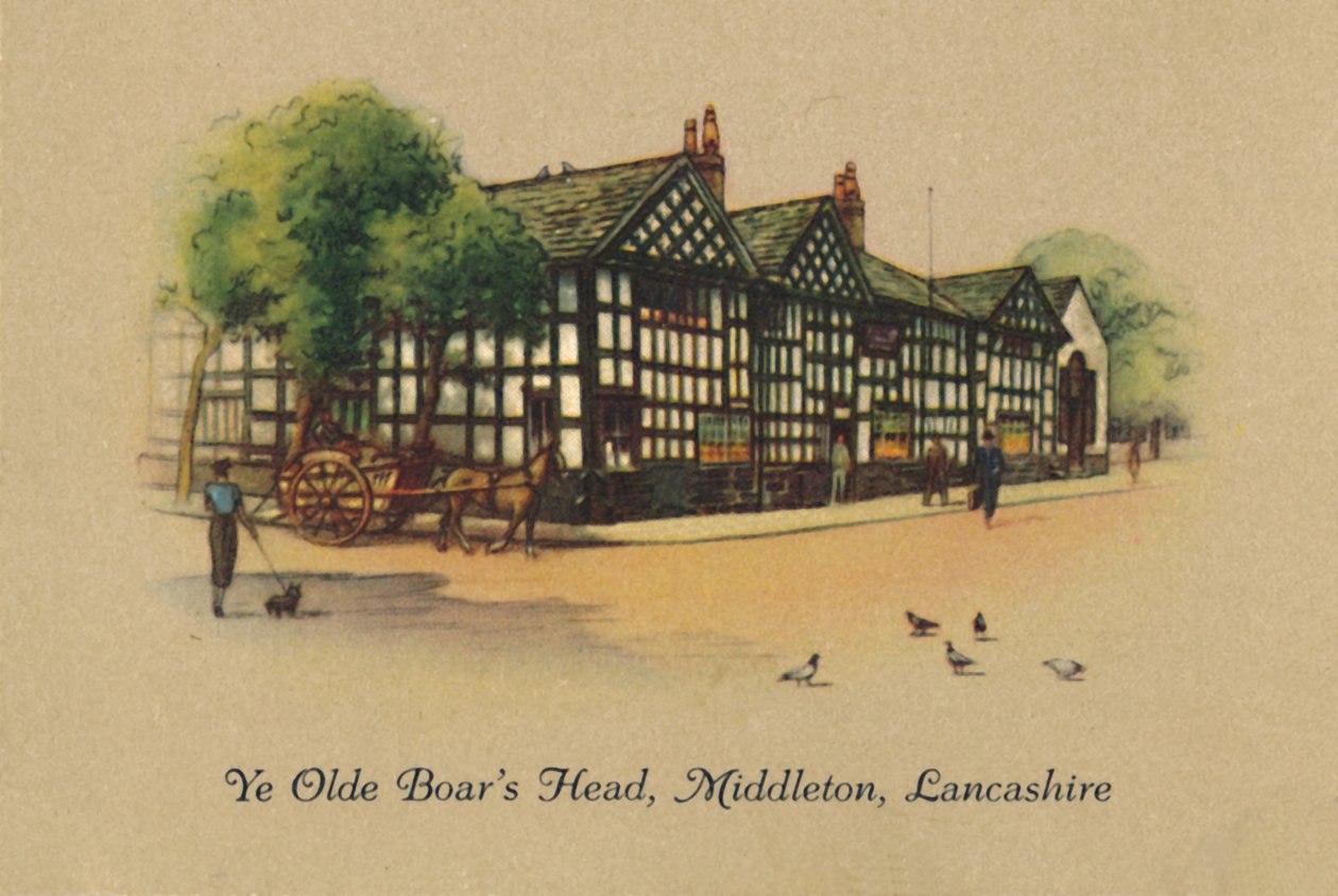 Ye Olde Boars Head ، ميدلتون ، لانكشاير ، 1939 بواسطة غير معروف