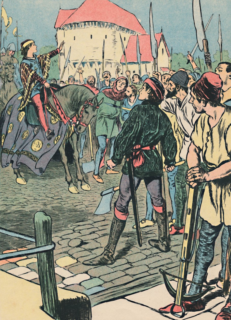 الملك الشاب ريتشارد كويلز تمرد ، c1907 بواسطة غير معروف