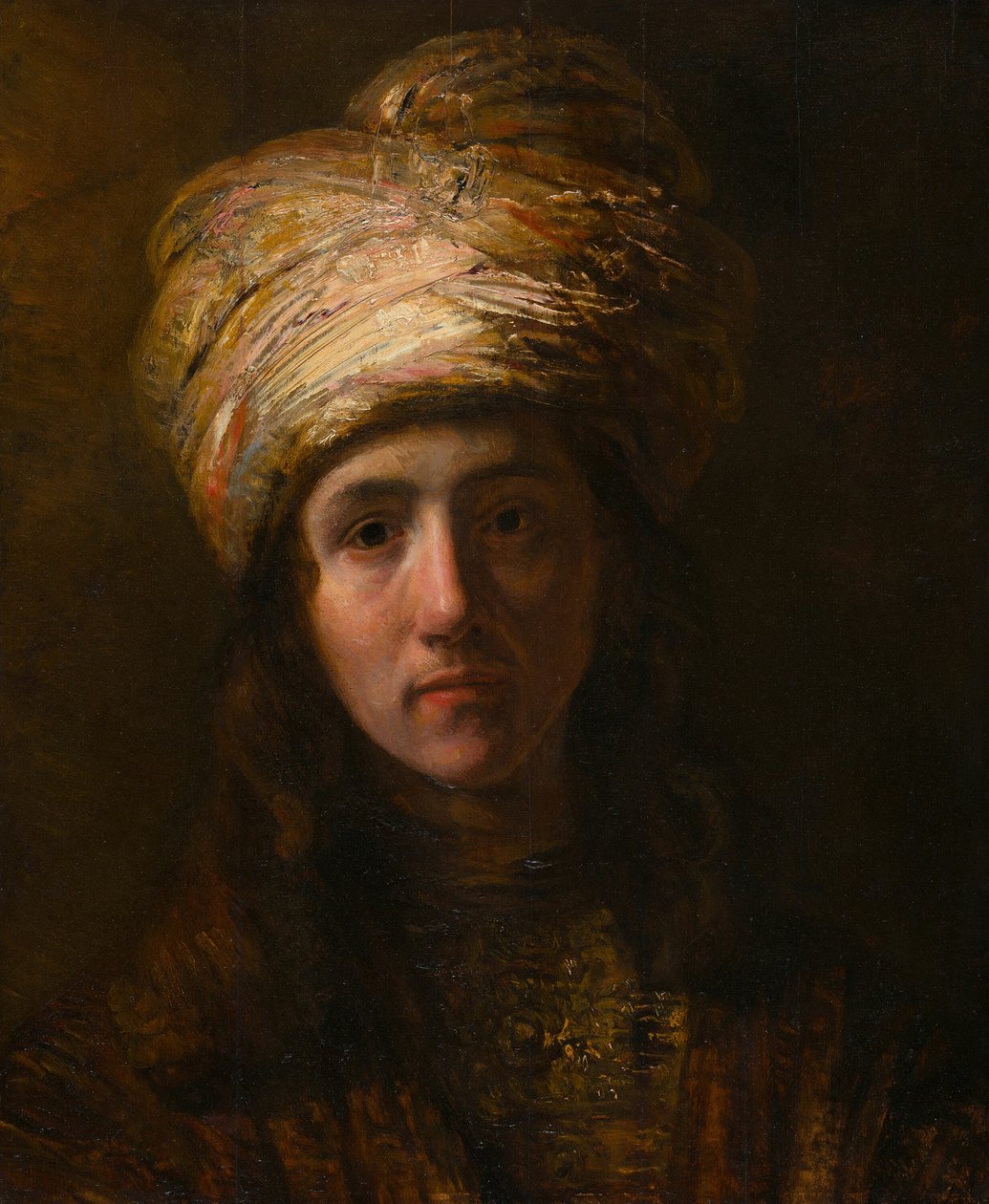 شاب يرتدي عمامة ، ج. 1650. بواسطة غير معروف