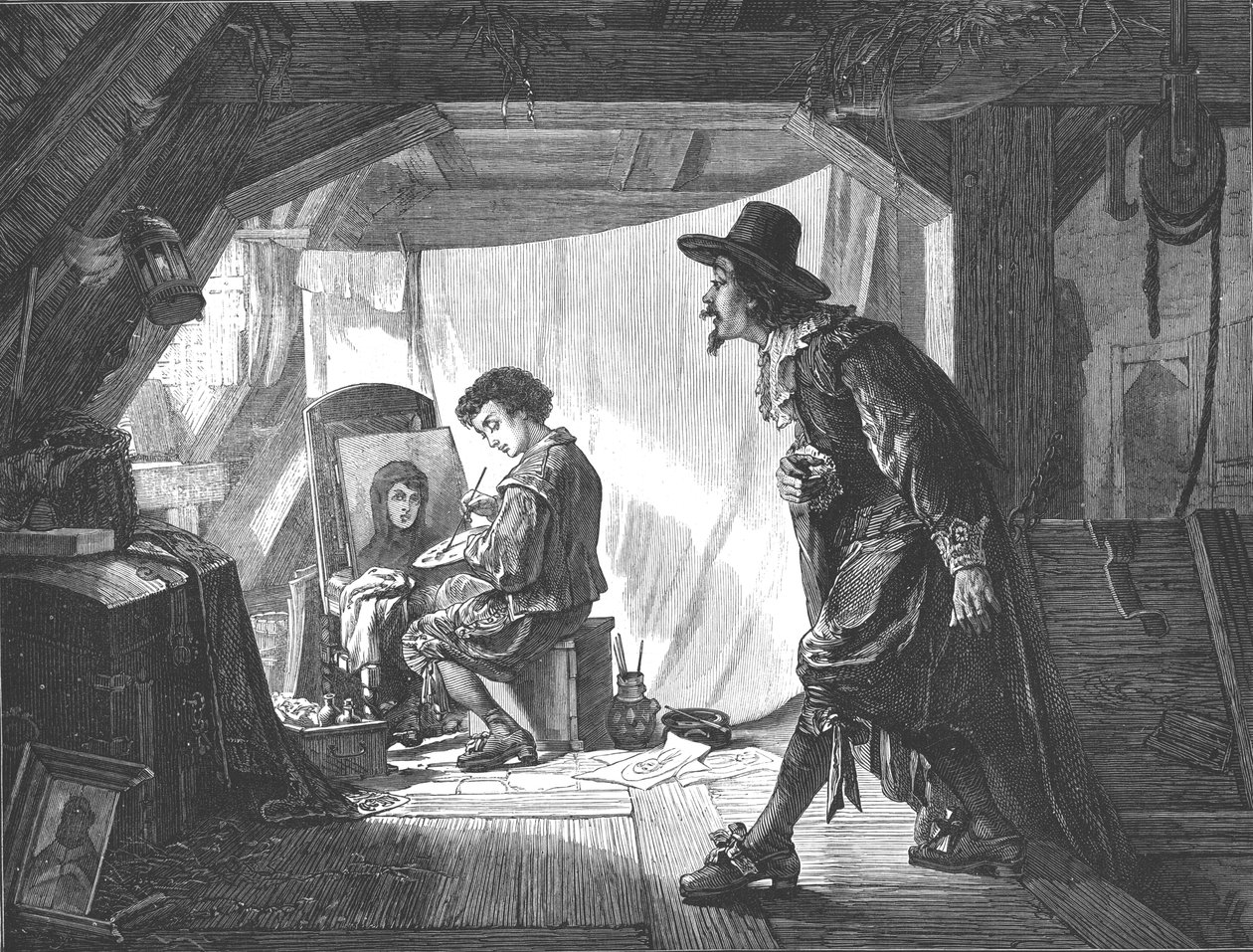 فاجأ الشاب روبنز سيده ، فان أورت ، 1875. بواسطة غير معروف