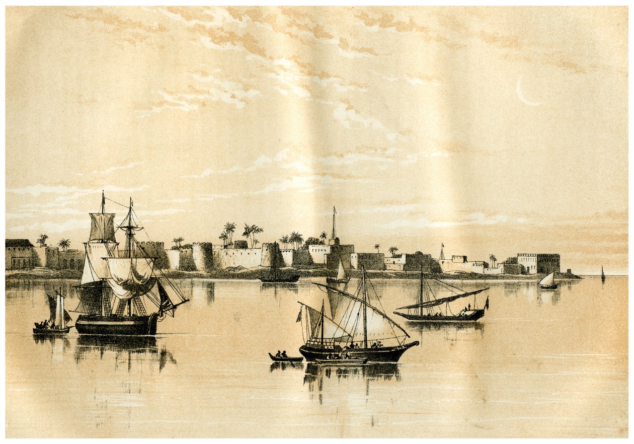 زنجبار من البحر ، 1883 بواسطة غير معروف