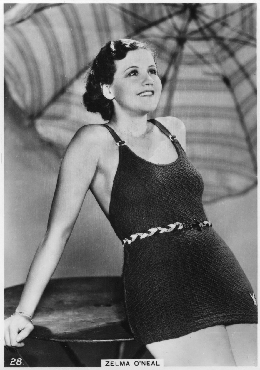 زيلما أونيال ، الممثلة الأمريكية ، المغنية والراقصة ، c1938 بواسطة غير معروف