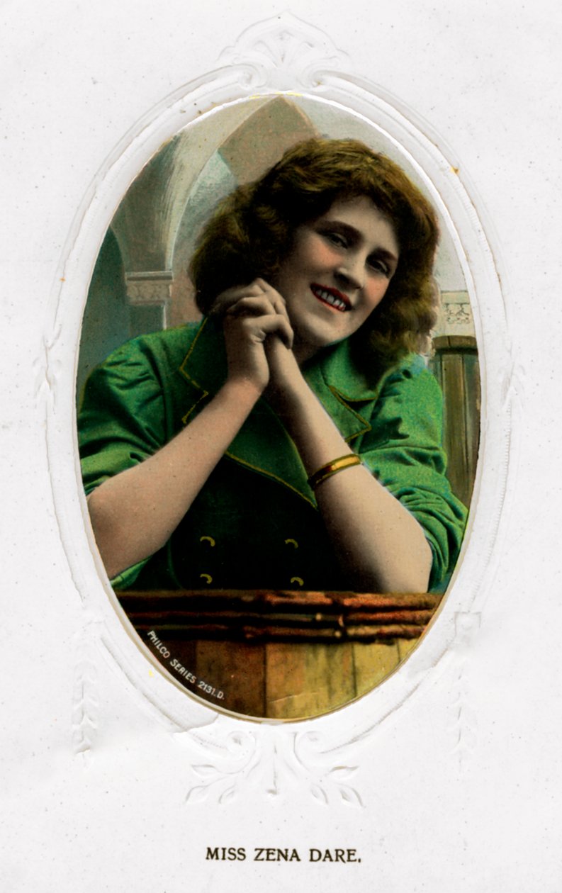 زينة داري 1887-1975 ، الممثلة الإنجليزية ، أوائل القرن العشرين بواسطة غير معروف