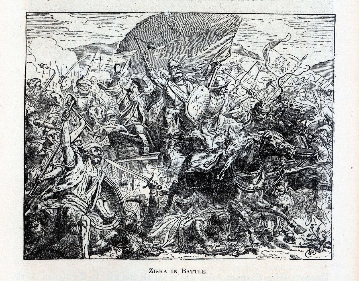 Ziska in Battle ، 1882 بواسطة غير معروف