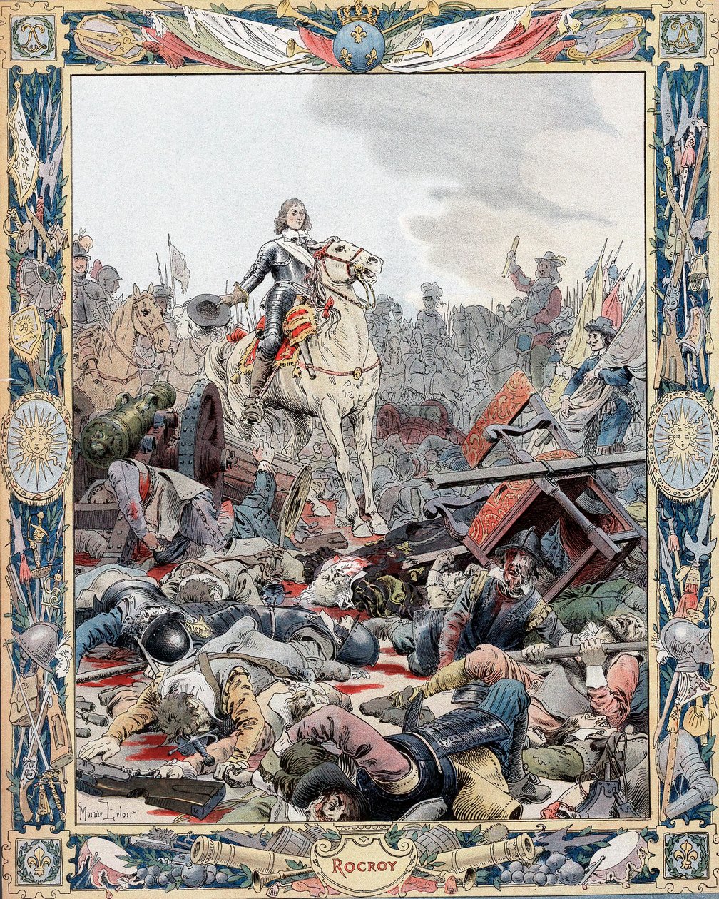 دوك دي إنجين يقود الانتصار الفرنسي على إسبانيا ، حرب الثلاثين عاما ، 1643 c1880 بواسطة غير معروف