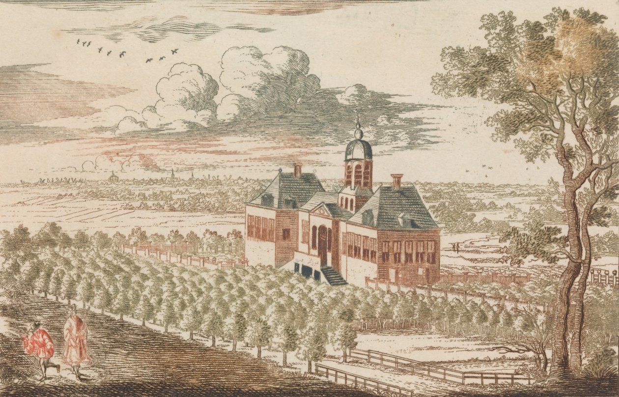 't Huis te Ryksdorp' ، في: Tooneel Der Voornaamste Nederlands Huizen، En Lust Hoven، Naar ...، nd. بواسطة غير معروف