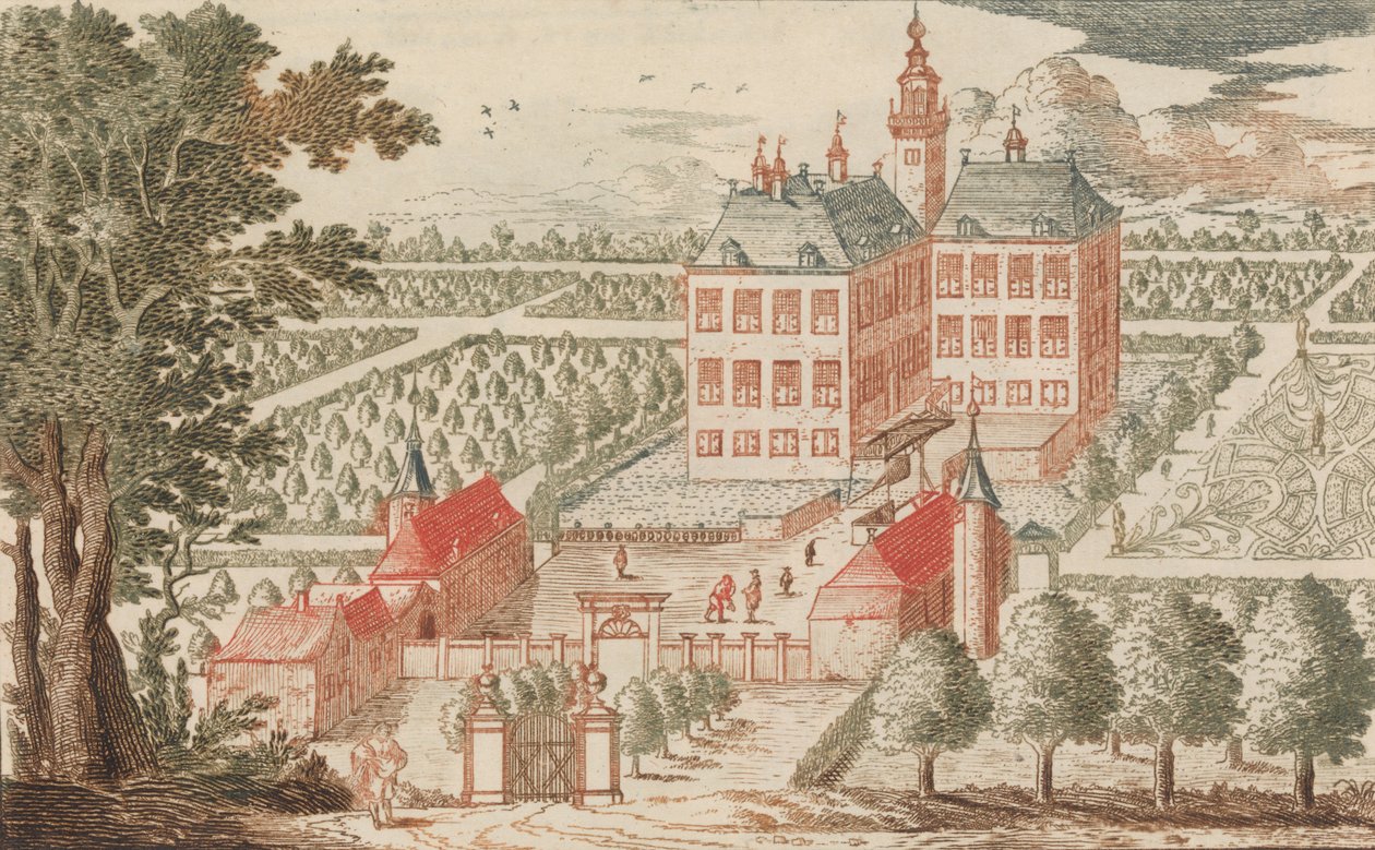 't Huis ter Werve' ، في: Tooneel Der Voornaamste Nederlands Huizen، En Lust Hoven، Naar T ...، nd. بواسطة غير معروف
