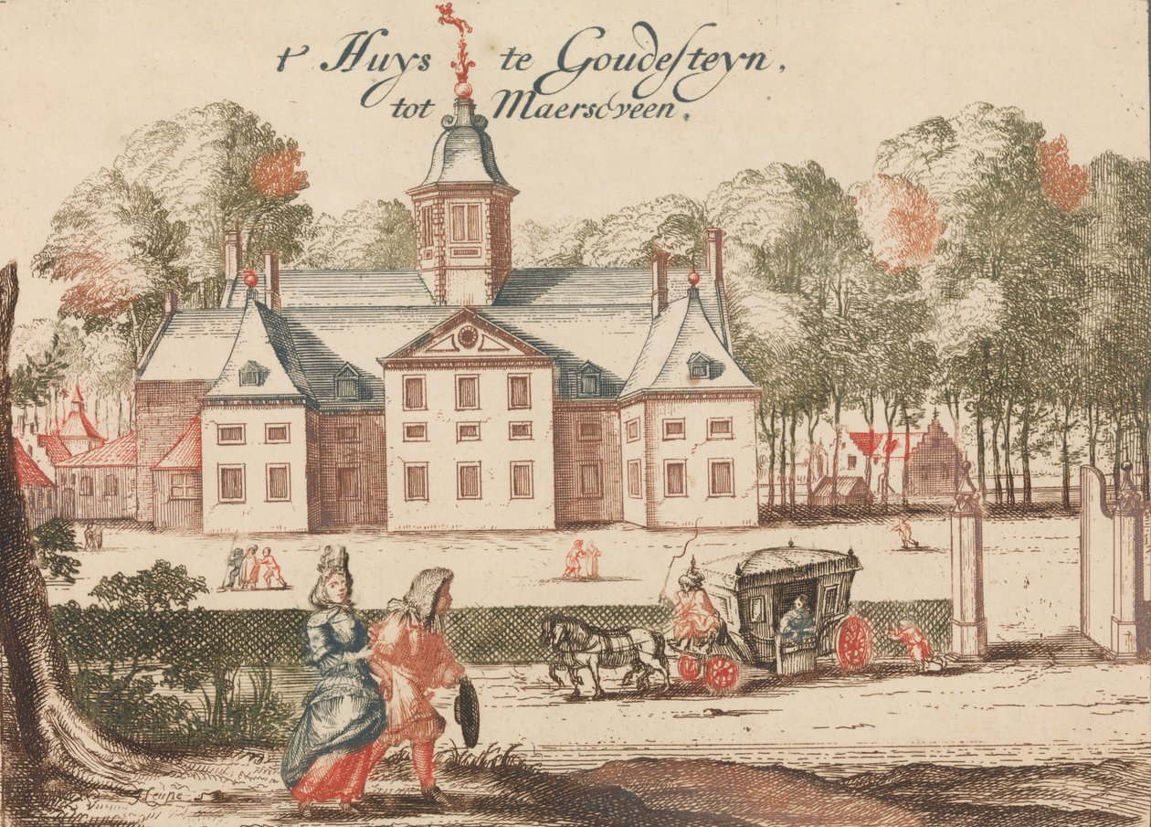't Huys te Goudesteyn tot Maerseveen' in: Tooneel Der Voornaamste Nederlands Huizen، En L ...، nd. بواسطة غير معروف