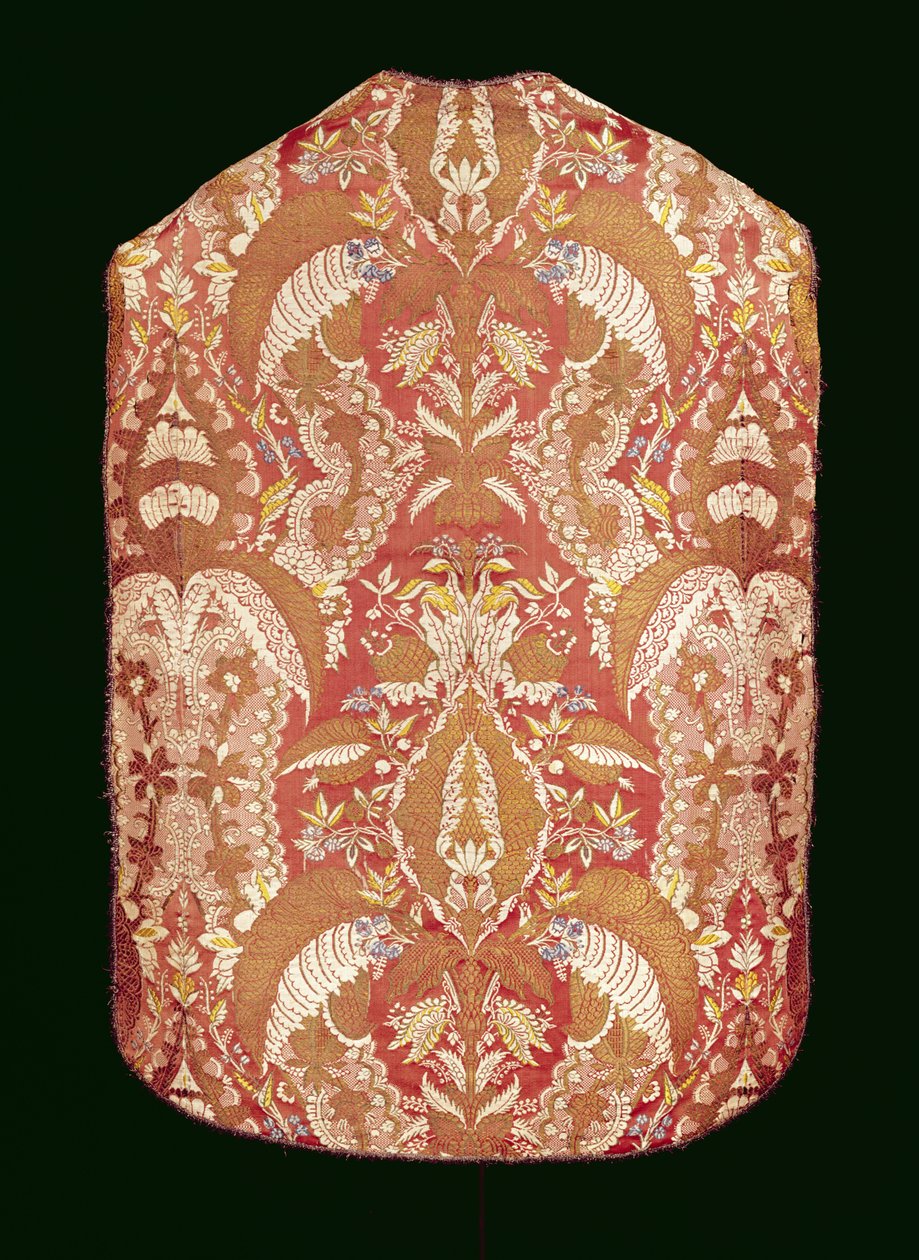 Chasuble ، حرير مزخرف بالدانتيل ، فرنسي ، c.1720 بواسطة غير معروف غير معروف