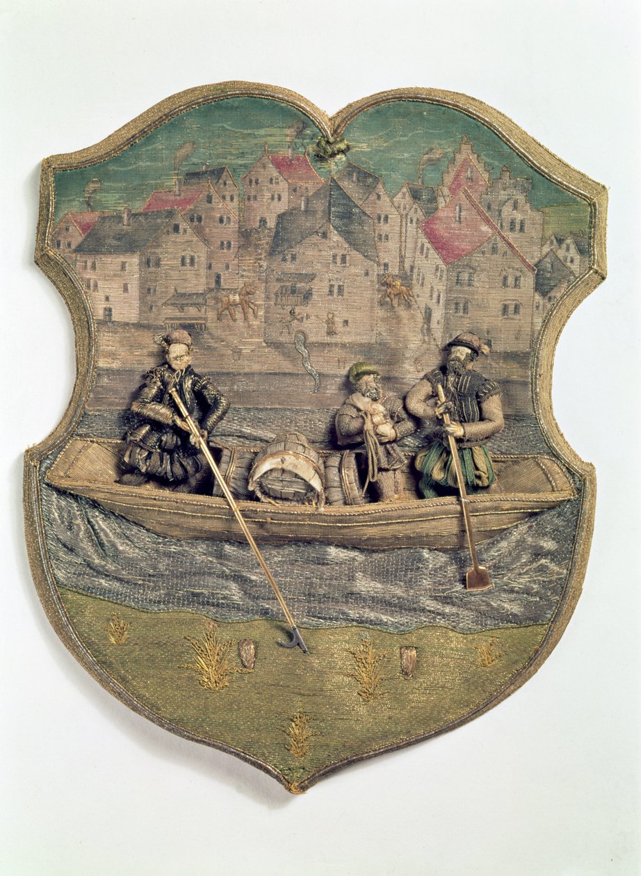 رمز نقابة مطرزة نفذها وولف بوب ، باساو ، c.1574-5 بواسطة غير معروف غير معروف