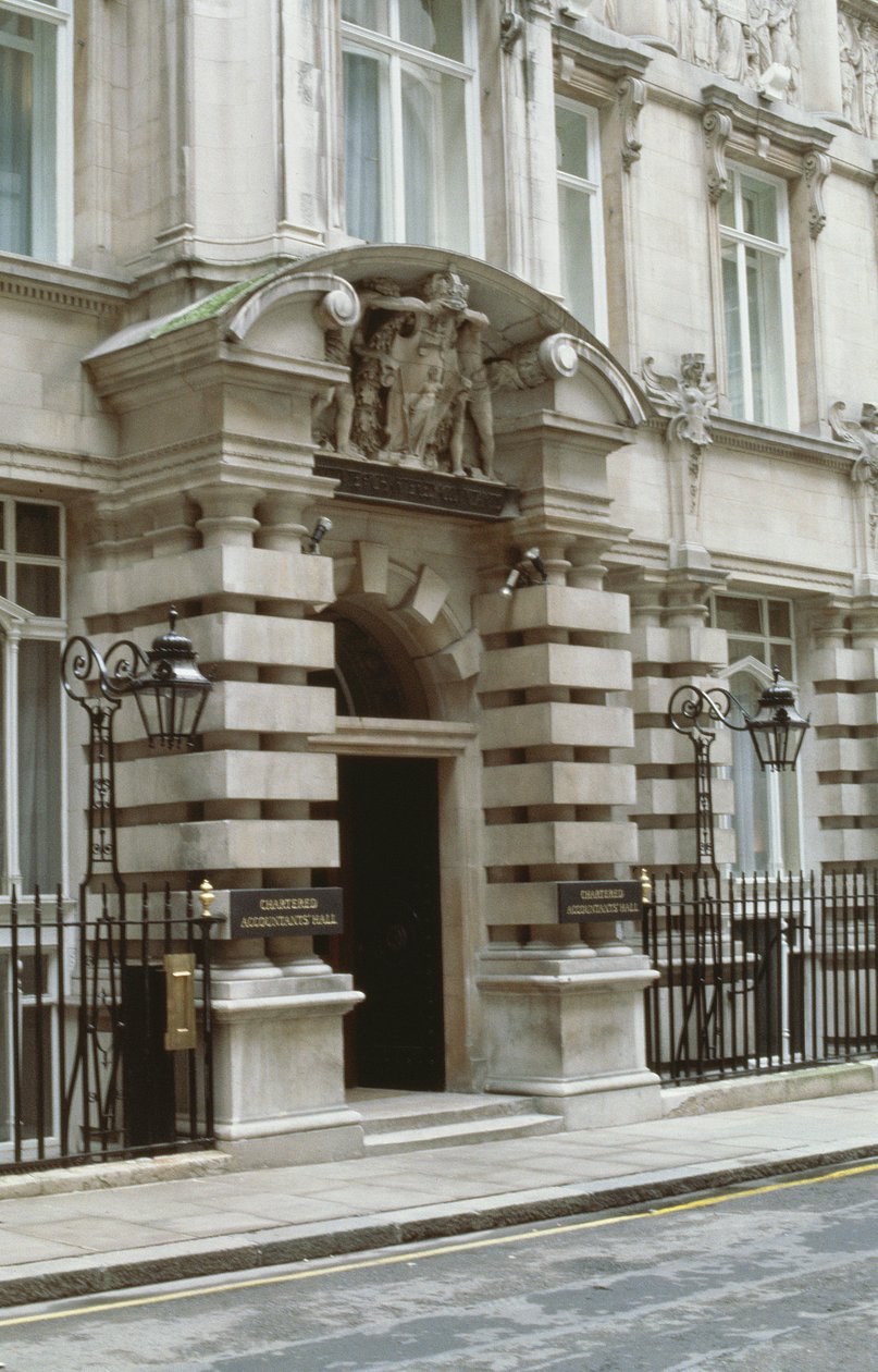 معهد المحاسبين القانونيين ، Moorgate Place ، لندن EC2 بواسطة غير معروف غير معروف