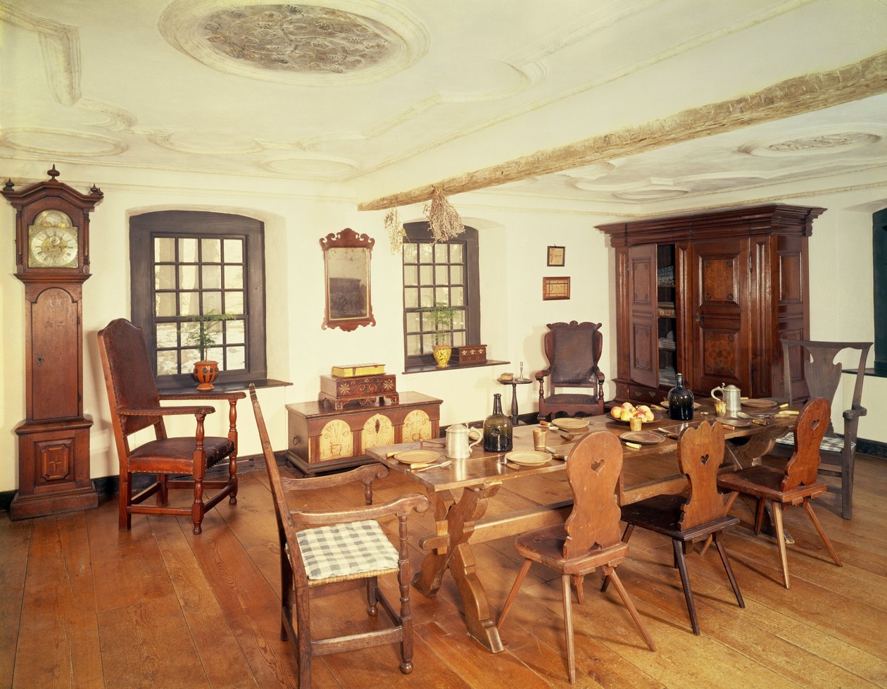 Kershner Parlor ، Wernersville ، بنسلفانيا ، 1755 بواسطة غير معروف غير معروف