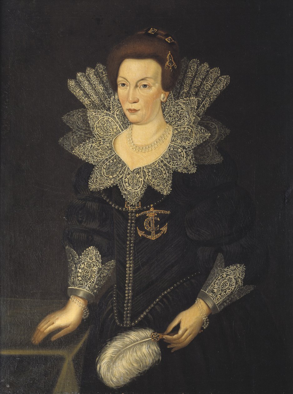 كريستينا من هولشتاين جوتورب ، c.1610 بواسطة غير معروف غير معروف