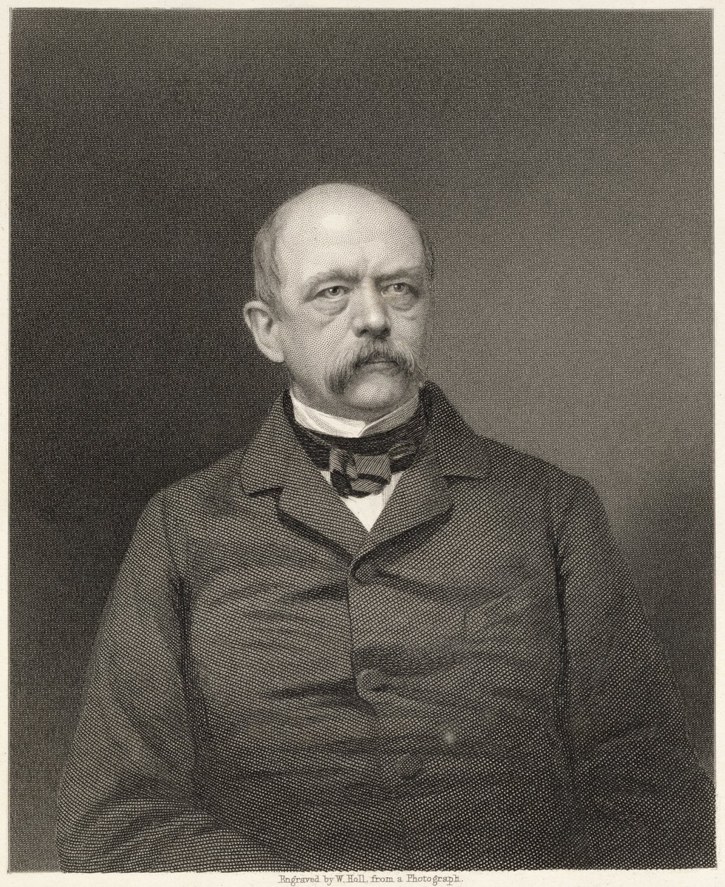 صورة لأوتو فون بسمارك (1815-1898) منقوش بواسطة ويليام هول (1807-71) من صورة فوتوغرافية ، حانة. بقلم ويليام ماكنزي بواسطة غير معروف غير معروف