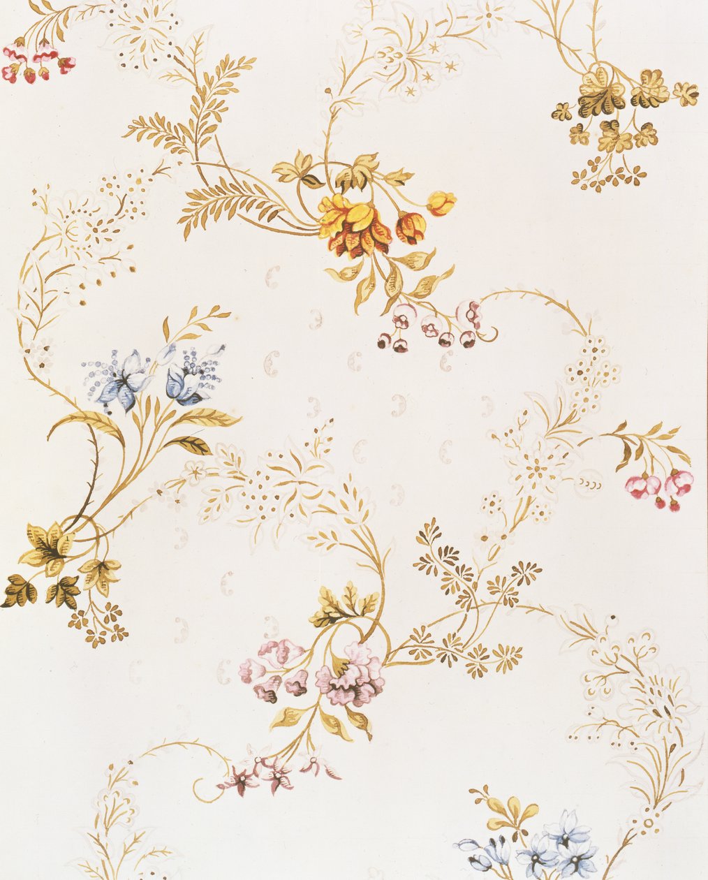 الروكوكو تصميم الأزهار غير المتناظر من قبل آنا ماريا جارثويت ، 1744 بواسطة غير معروف غير معروف
