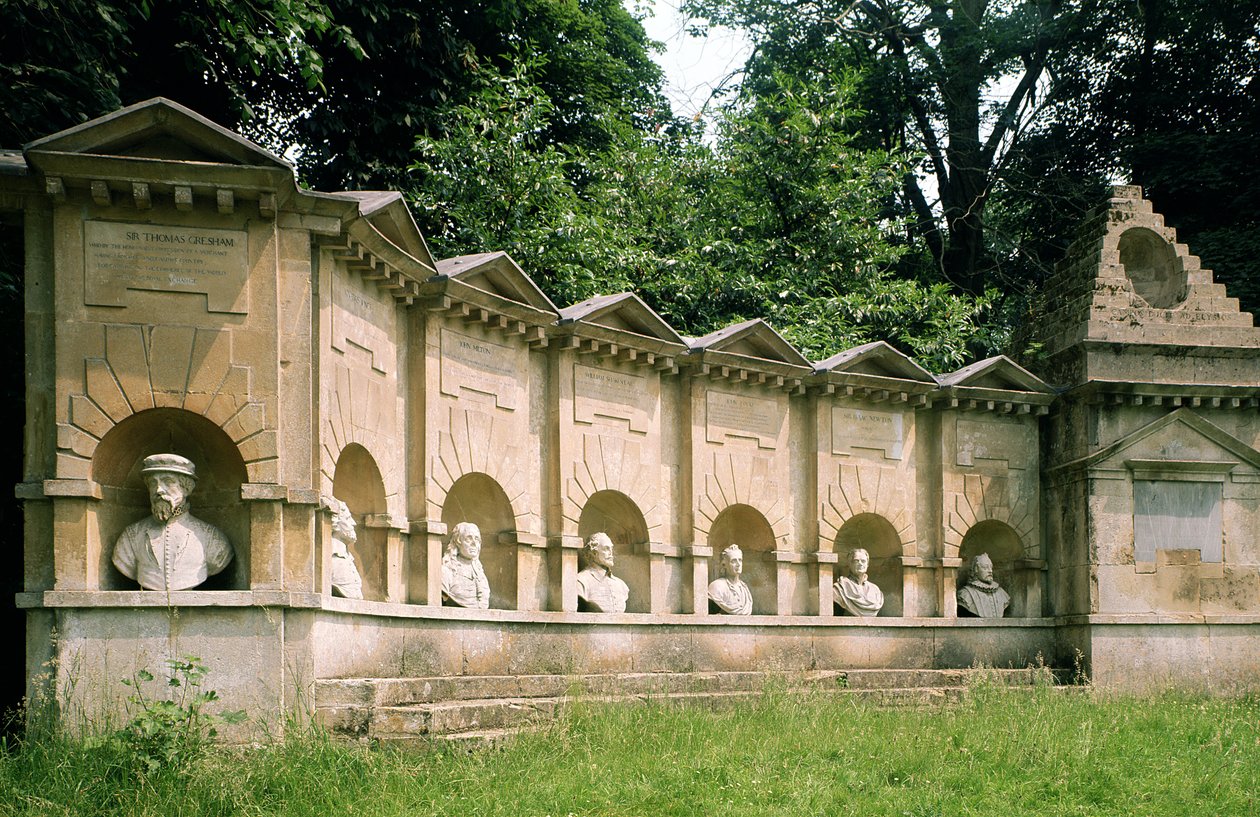 ستو ، ويليام كينت (1684-1748) ، معبد الجدارة البريطانية ، c.1735 ، باكينجهامشاير ، المملكة المتحدة بواسطة غير معروف غير معروف