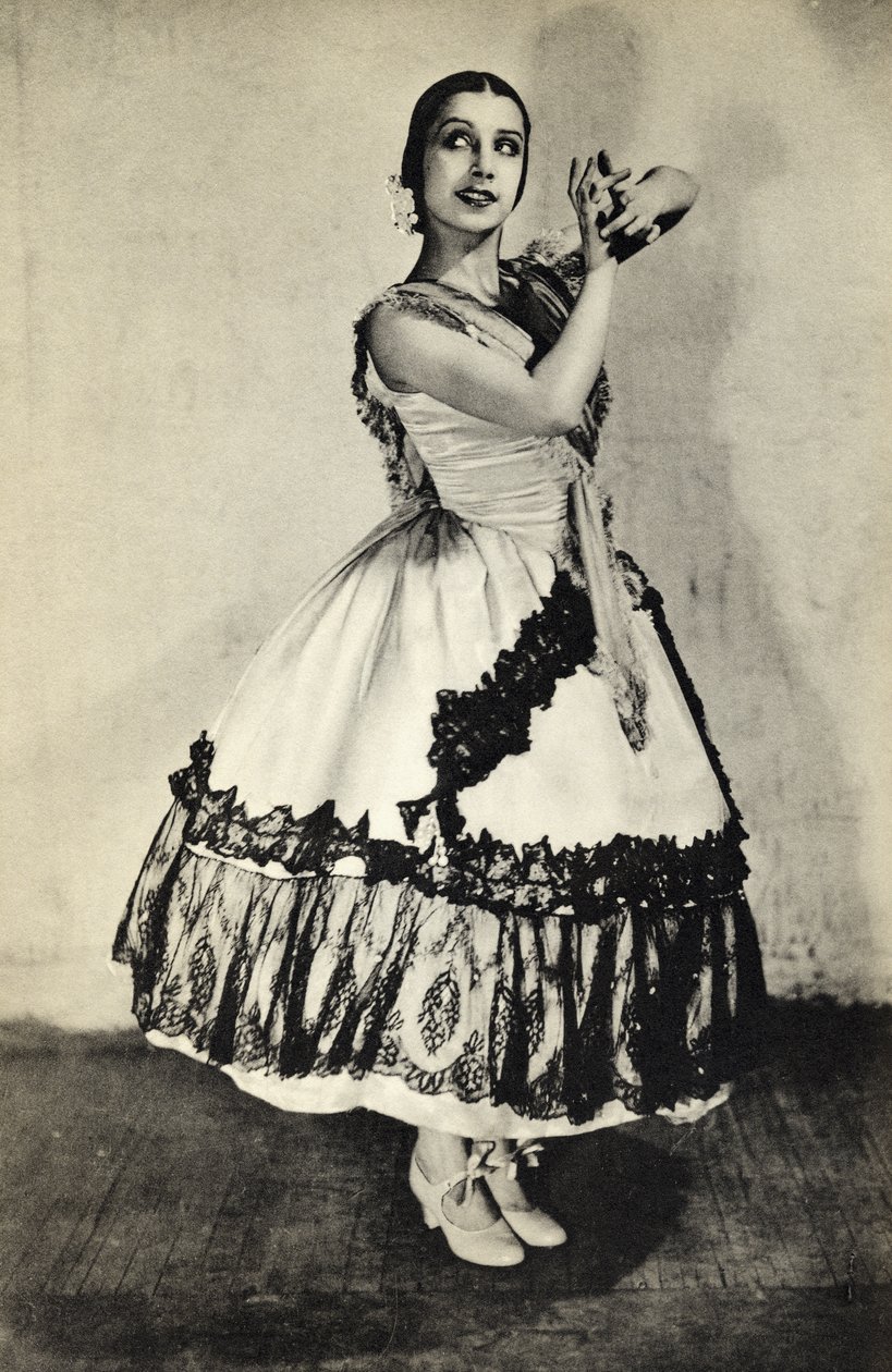 تمارا تومانوفا ، من "الحواشي إلى الباليه" ، نُشر عام 1938 (صورة من وزن الجسم) بواسطة غير معروف غير معروف