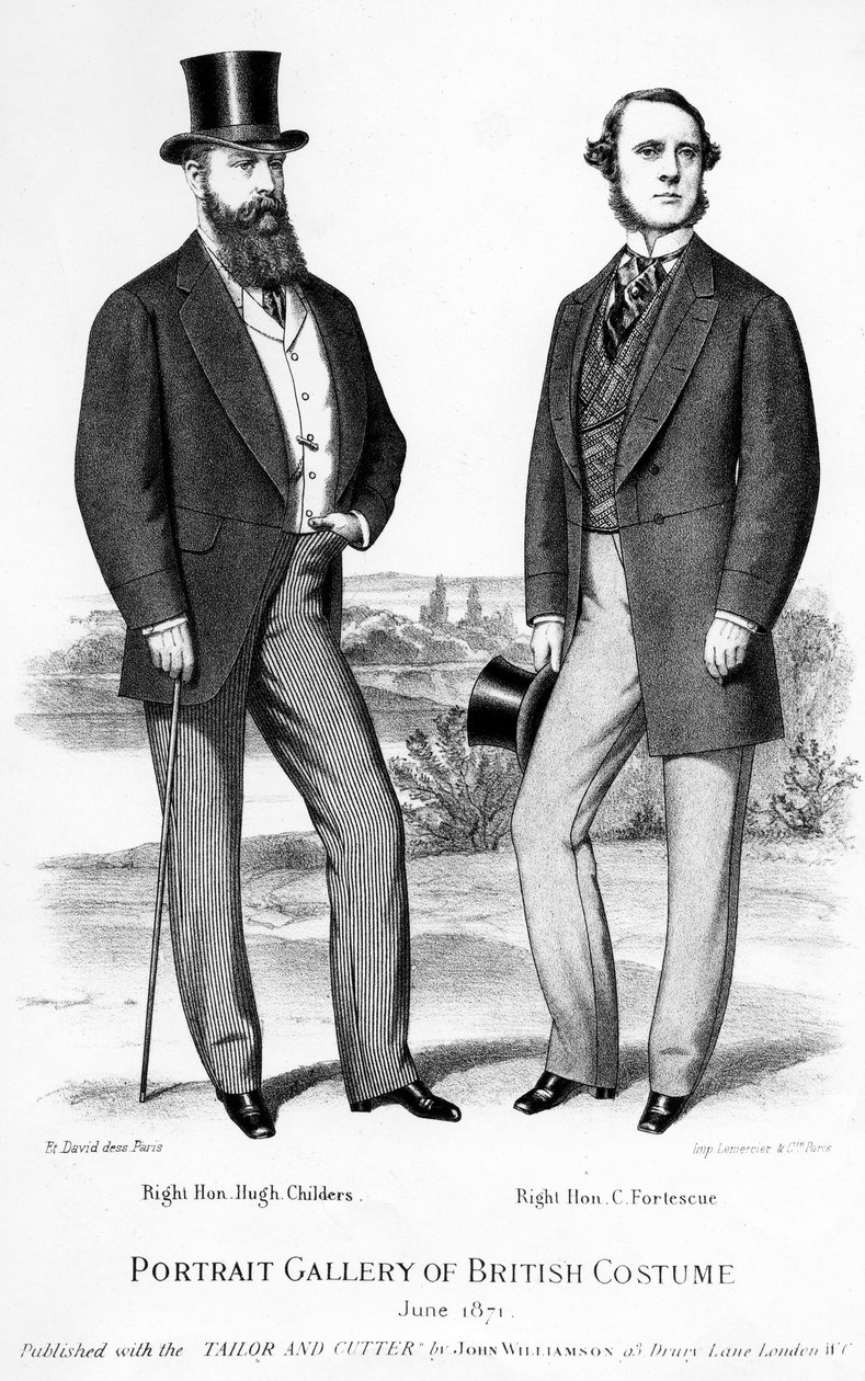 هون الصحيح. هيو تشايلدرز وهون الصحيح. فورتيسكيو ، 1871 بواسطة غير معروف غير معروف
