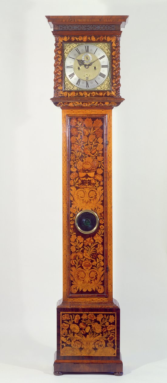 ساعة طويلة من خشب الجوز المطبوخ ، بقلم دانيال كواري (1649-1712) بواسطة غير معروف غير معروف