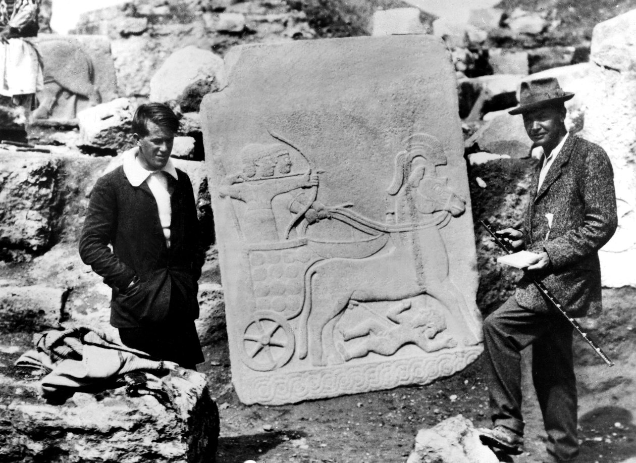 TE لورنس مع ليونارد وولي في كركميش ، سوريا ، 1911 بواسطة غير معروف غير معروف