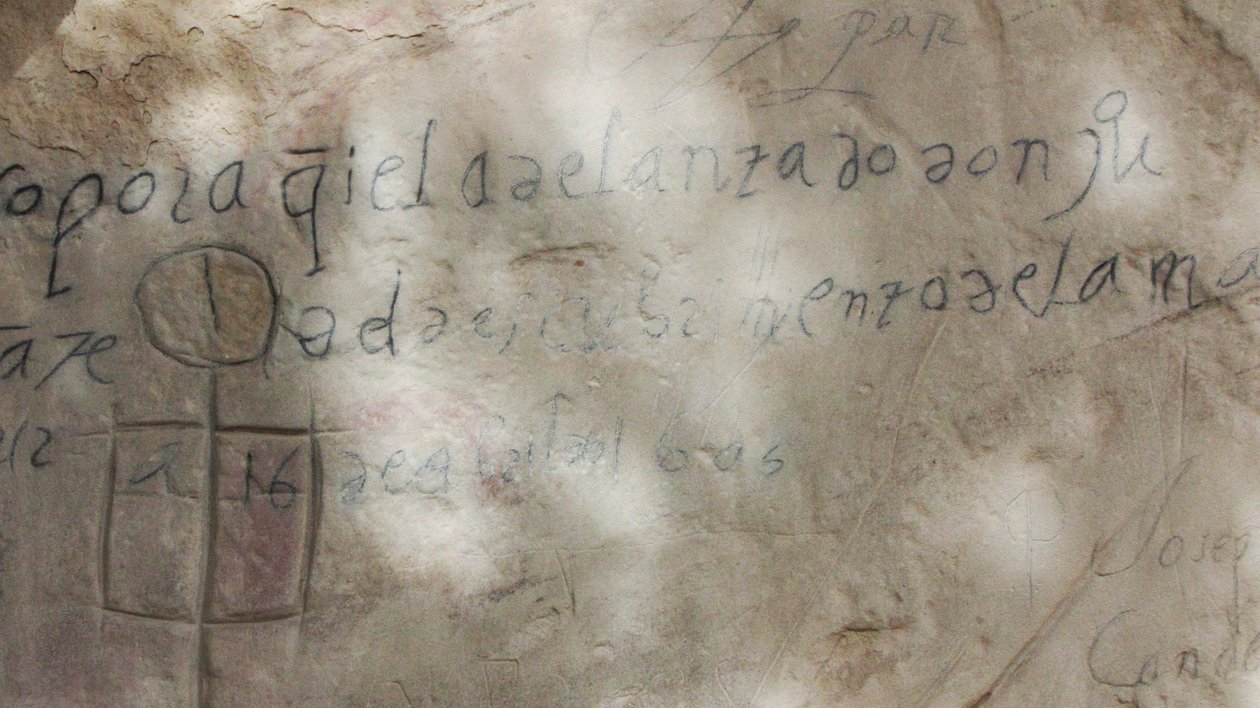 نقوش على جانبي الخداع ، النصب التذكاري الوطني دون خوان دي أونيت إل مورو ، نيو مكسيكو ، 1605 بواسطة غير معروف غير معروف