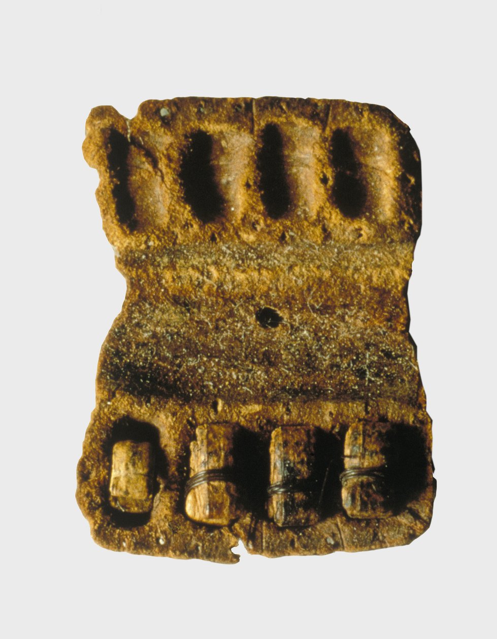 Phylactery في صندوقهم الجلدي الأصلي ، Qumran Caves بواسطة غير معروف غير معروف