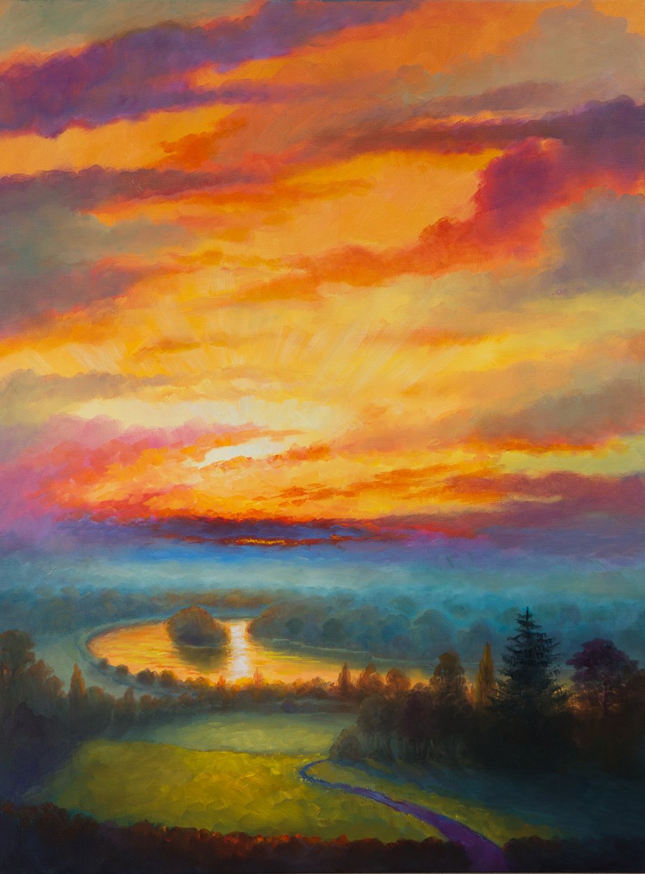 Rainbow Sky Petersham Meadow ، 2017 ، بواسطة غير معروف غير معروف