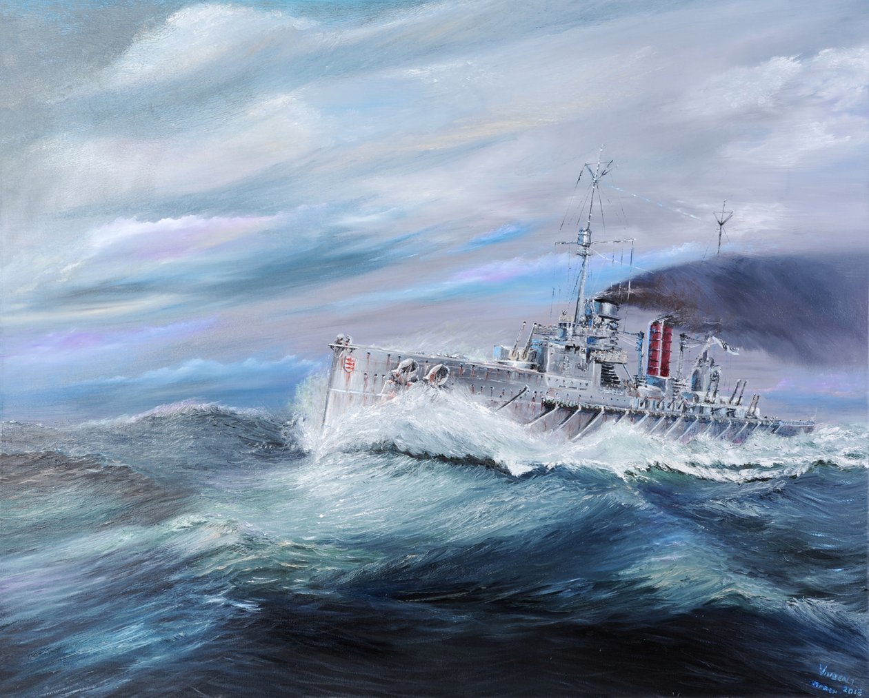 دخلت SMS Seydlitz Jutland 14:15 31st May 1916، 2018، بواسطة غير معروف غير معروف