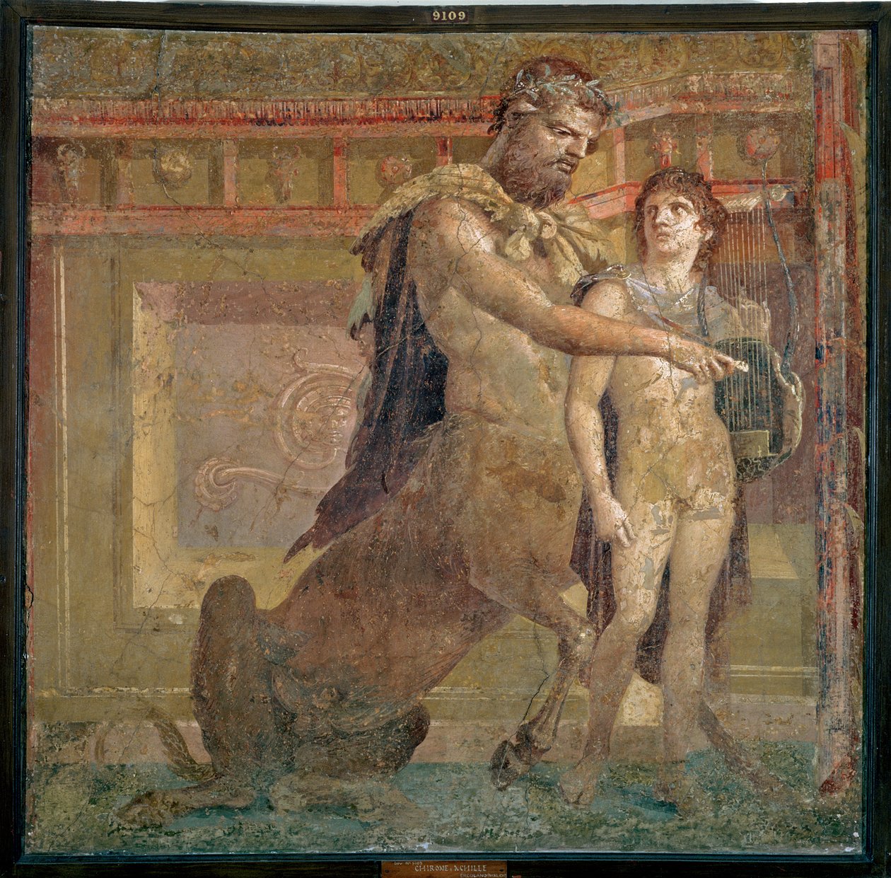تعليم أخيل بواسطة Chiron ، من Herculaneum بواسطة غير معروف غير معروف