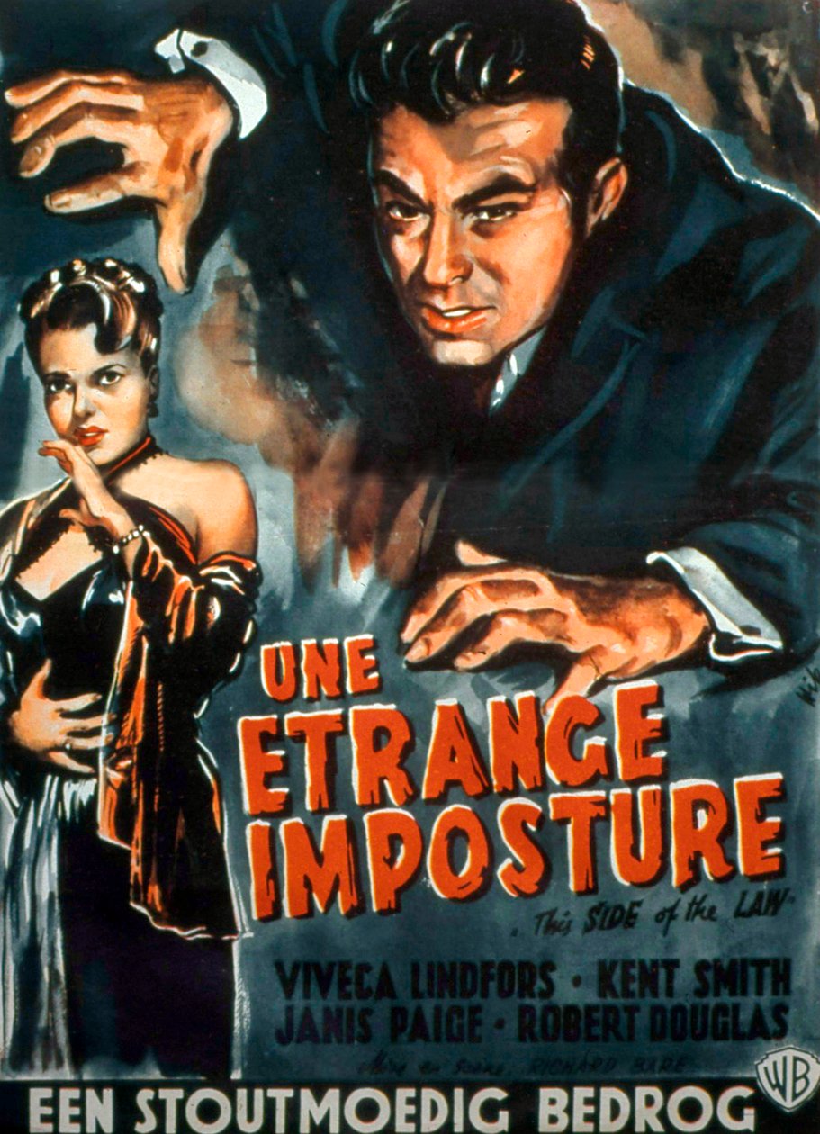 ملصق فيلم جانب القانون هذا بواسطة RichardBare مع Viveca Lindfors و Kent Smith 1950 بواسطة غير معروف