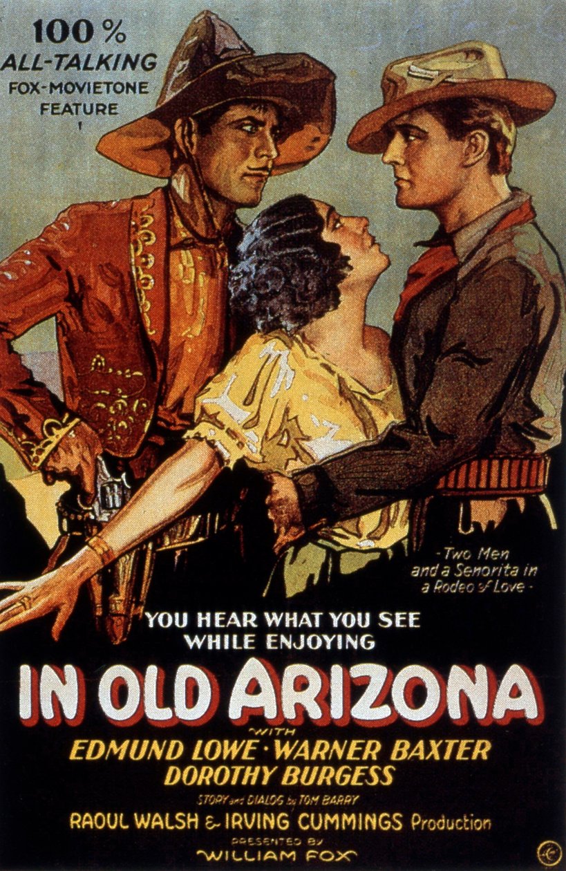 ملصق لفيلم 1929 في أريزونا القديمة بواسطة IrvingCummings بواسطة غير معروف