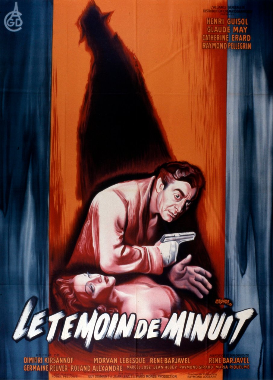 ملصق فيلم The Midnight Witness DimitriKirsanoff 1953 بواسطة غير معروف