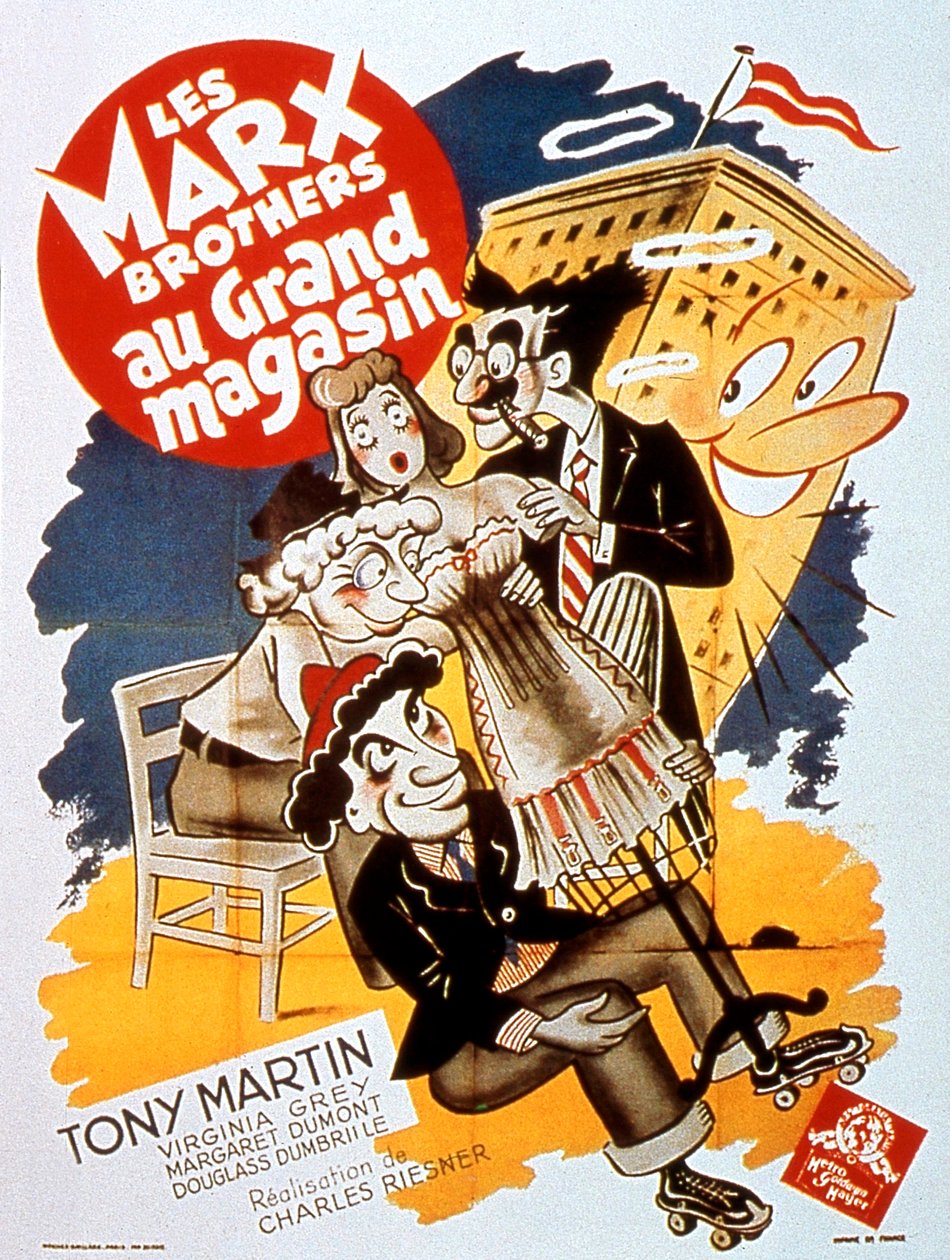 Affiche du film Les Marx brothers au grand magasin de CharlesReisner avec Tony Martin 1941 بواسطة غير معروف